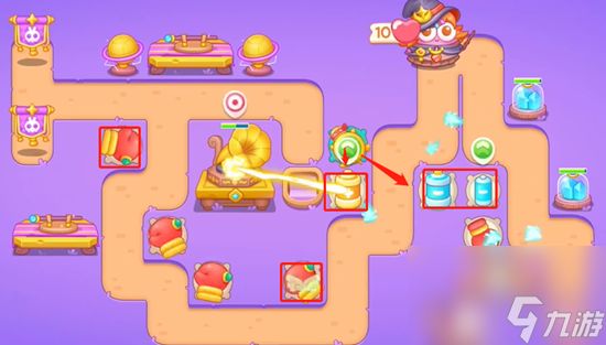 保卫萝卜4阿波与魔法宝藏第89关通关教学