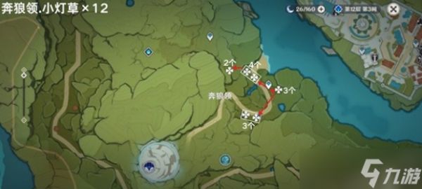 原神迪卢克突破材料小灯草位置一览