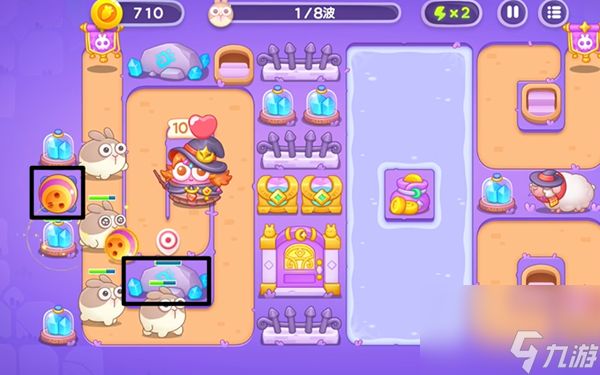 《保卫萝卜4》阿波与魔法宝藏第97关怎么过？