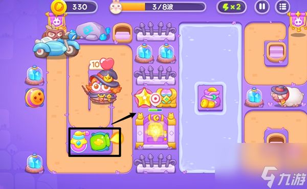 《保卫萝卜4》阿波与魔法宝藏第97关怎么过？