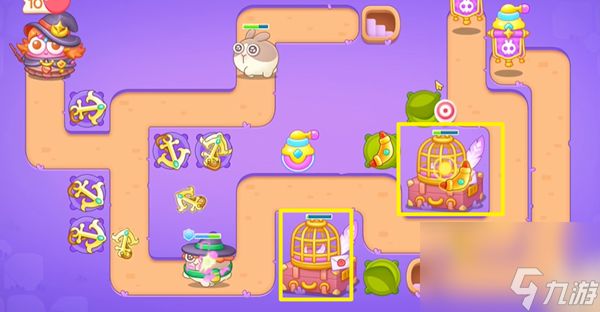 《保卫萝卜4》阿波与魔法宝藏22金萝卜道具全清过关技巧