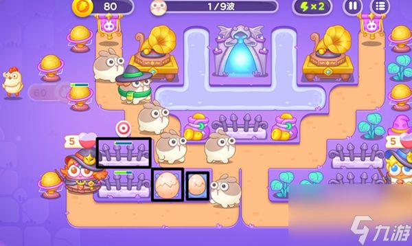 《保卫萝卜4》阿波与魔法宝藏第103关怎么过？