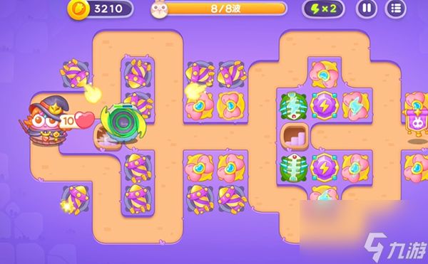 《保卫萝卜4》阿波与魔法宝藏第104关怎么过？