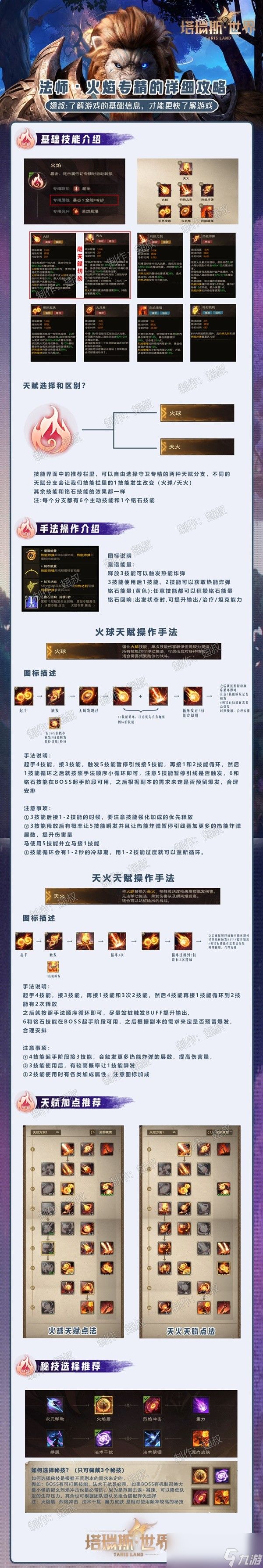 塔瑞斯世界火法怎么玩