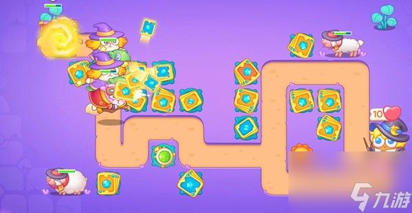 《保卫萝卜4》阿波与魔法宝藏第110关通关攻略