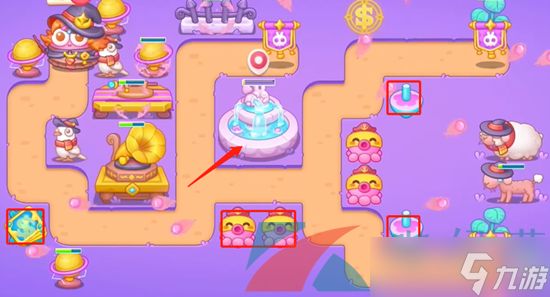 《保卫萝卜4》阿波与魔法宝藏第55关图文通关攻略