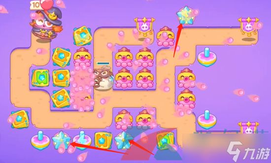 《保卫萝卜4》阿波与魔法宝藏第55关图文通关攻略