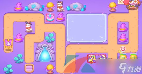 《保卫萝卜4》阿波与魔法宝藏第64关图文通关攻略