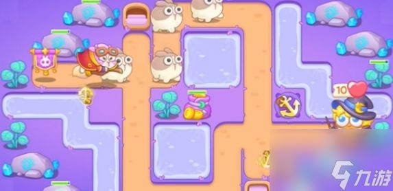 《保卫萝卜4》阿波与魔法宝藏第105关图文攻略