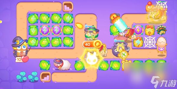 《保卫萝卜4》阿波与魔法宝藏第107关图文攻略