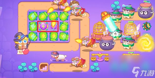 《保卫萝卜4》阿波与魔法宝藏第107关图文攻略