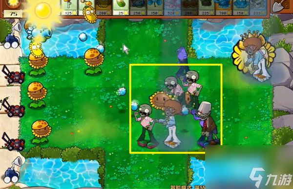 《植物大战僵尸杂交版》冒险第55关怎么过？