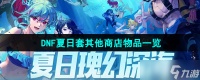 《DNF》2024年夏日套其他商店物品介绍