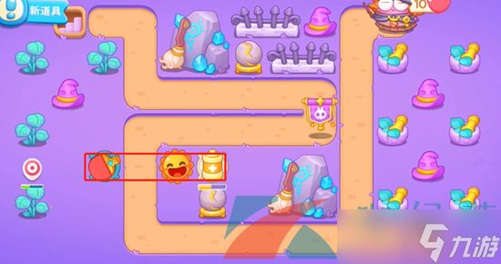 《保卫萝卜4》阿波与魔法宝藏第76关图文通关攻略