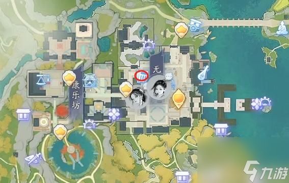 射雕云中社成员位置答案分享