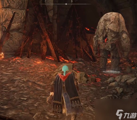 《艾尔登法环》熔岩管锻造遗迹石头人打法介绍