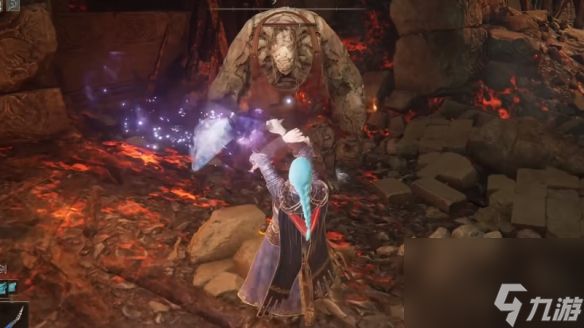 《艾尔登法环》熔岩管锻造遗迹石头人打法介绍