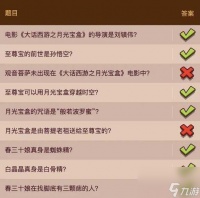 咸鱼之王大话西游联动答题答案 咸鱼之王大话西游联动答案汇总介绍