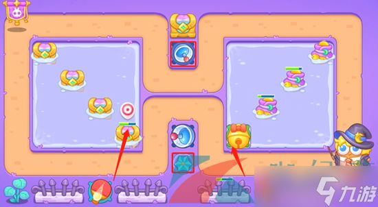 保卫萝卜4》阿波与魔法宝藏第88关图文通关攻略