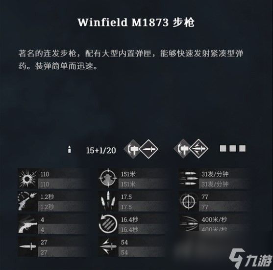 《猎杀：对决》winfield M1873步枪好用吗