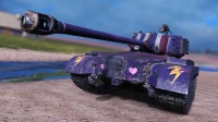 《坦克世界闪击战》全新涂装预告——M26“鹰酱