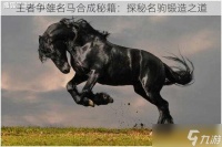 王者争雄名马合成秘籍 探秘名驹锻造之道
