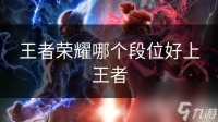王者荣耀哪个段位好上王者