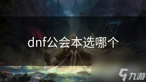 dnf公会本选哪个