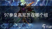97拳皇高尼茨在哪个组