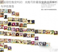 命运冠位指定FGO 光炮弓阶最强宝具全面解析与评估报告