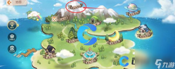 《奥比岛》第四张明信片位置分享