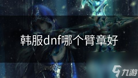 韩服dnf哪个臂章好