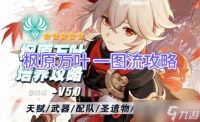 原神手游 枫原万叶 一图流攻略