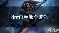 dnf白手哪个流派