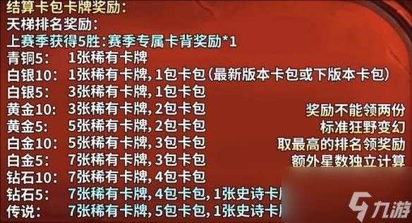 炉石传说天梯等级怎么划分-天梯等级划分表最新2024