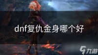 dnf复仇金身哪个好