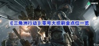 《三角洲行动》零号大坝刷金点位介绍