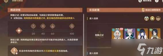 原神荆棘与勋冠第四天阵容怎么搭配