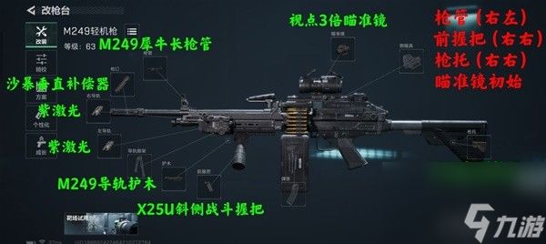 三角洲行动M249使用攻略