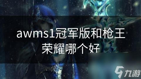 awms1冠军版和枪王荣耀哪个好