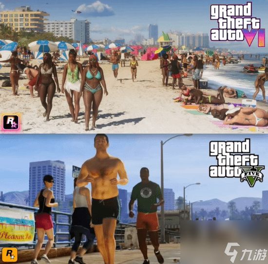 GTA6首支预告出现了630个NPC