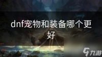 dnf宠物和装备哪个更好