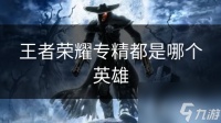 王者荣耀专精都是哪个英雄