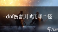 dnf伤害测试用哪个怪