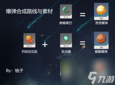 原神爆弹合成路线攻略？原神内容分享