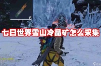 七日世界雪山冷晶矿怎么采集 七日世界雪山冷晶矿采集在哪里