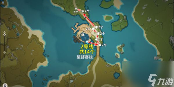 原神霓裳花采集地点路线地图