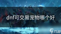 dnf可交易宠物哪个好