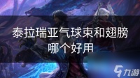 泰拉瑞亚气球束和翅膀哪个好用