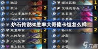 炉石传说80胜率大哥德卡组怎么样 80胜率大哥德卡组推荐11月最新